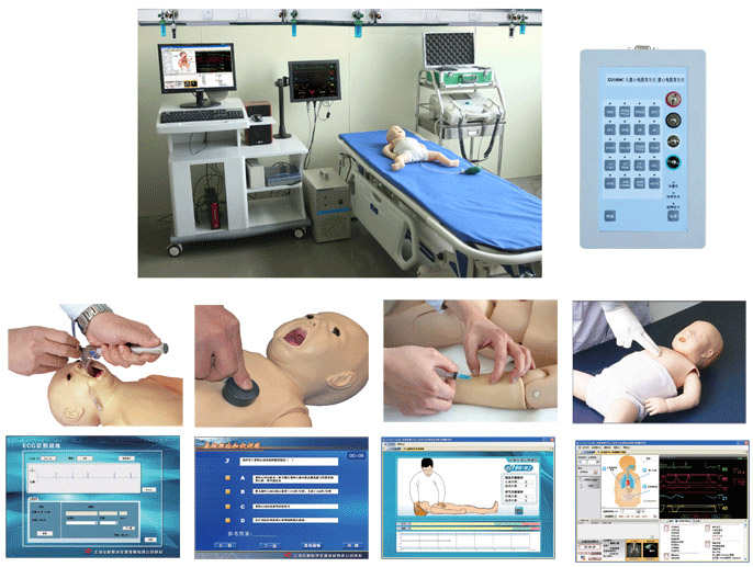 嬰兒綜合急救技能訓(xùn)練系統(tǒng)，女兒急救模型