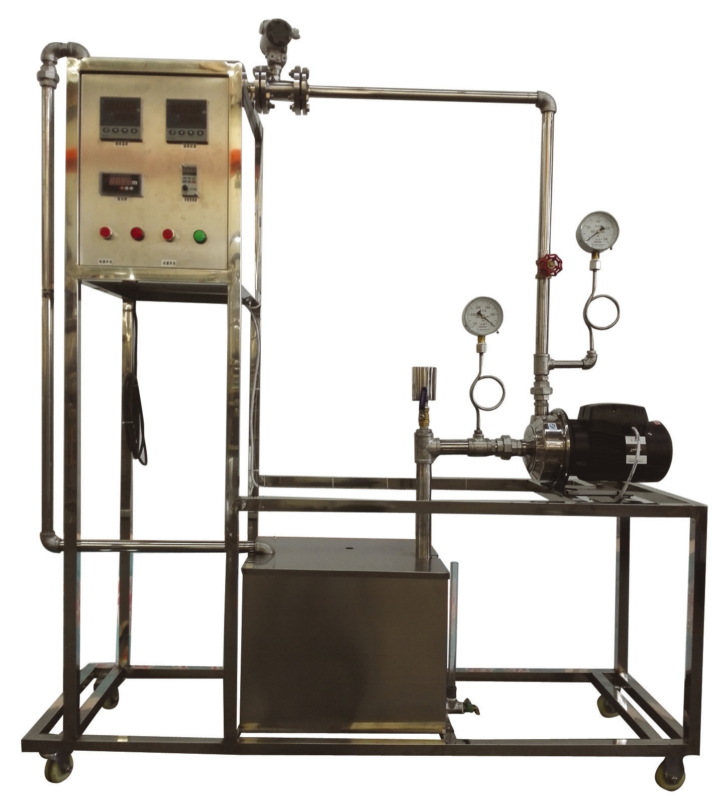 離心泵特性曲線測定實驗裝置