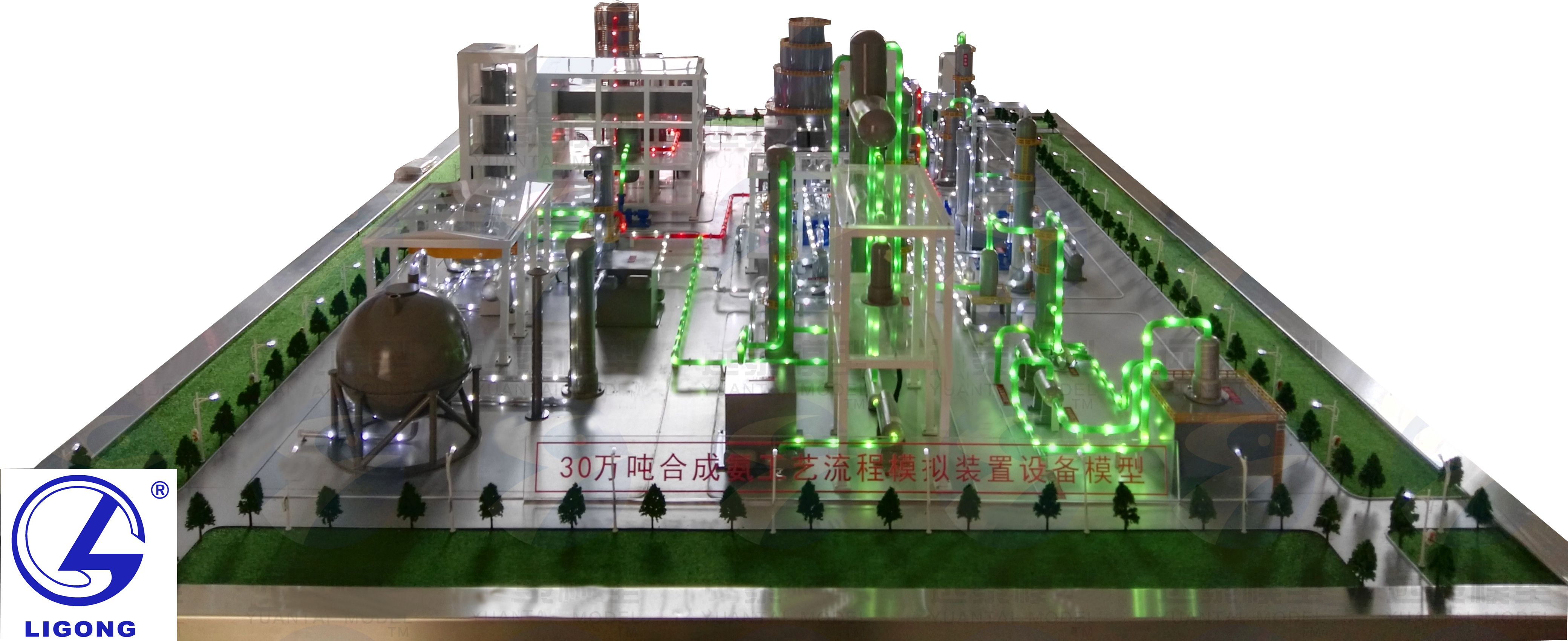 化工廠煉油廠沙盤模型