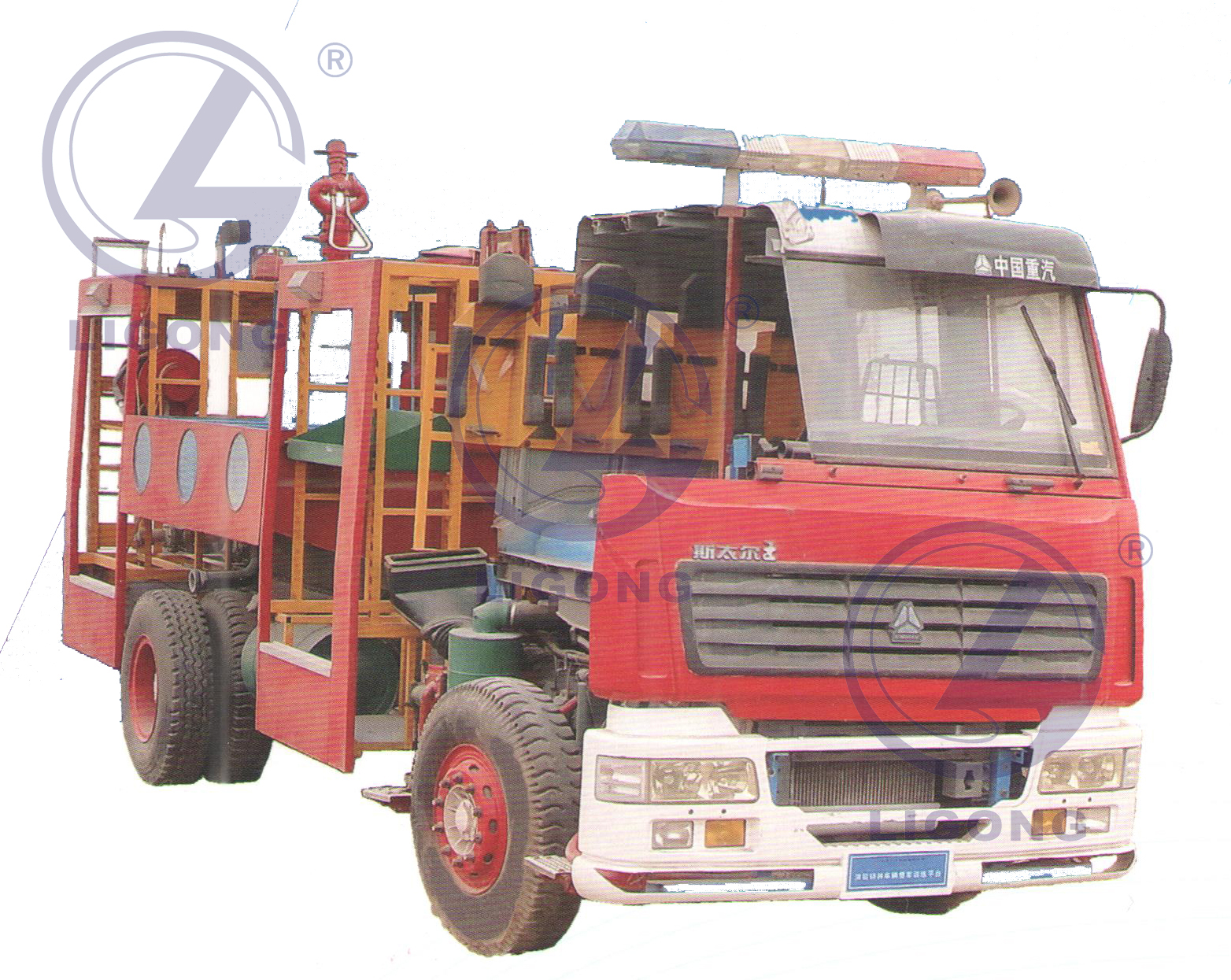 消防特種車輛整車訓練平臺