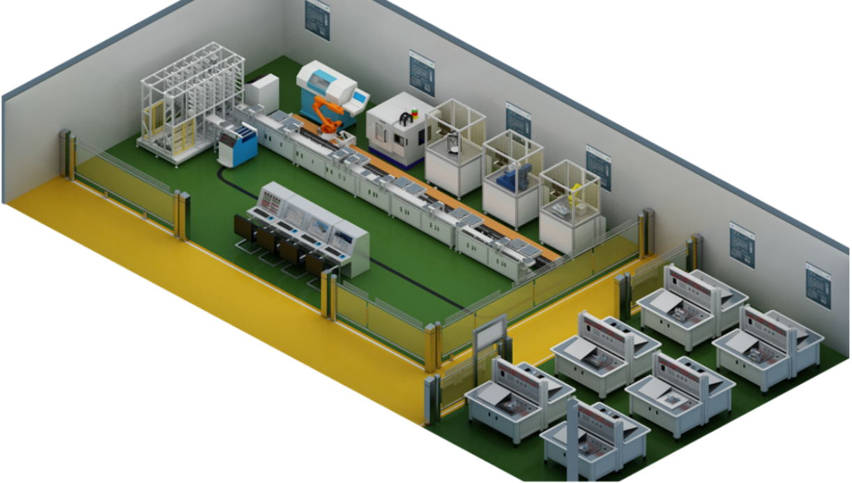 LGJ-SJ19智能機(jī)器人個(gè)性化定制多智能體生產(chǎn)線