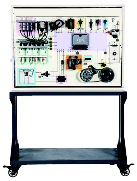 汽車汽油發(fā)動機電控系統(tǒng)示教板