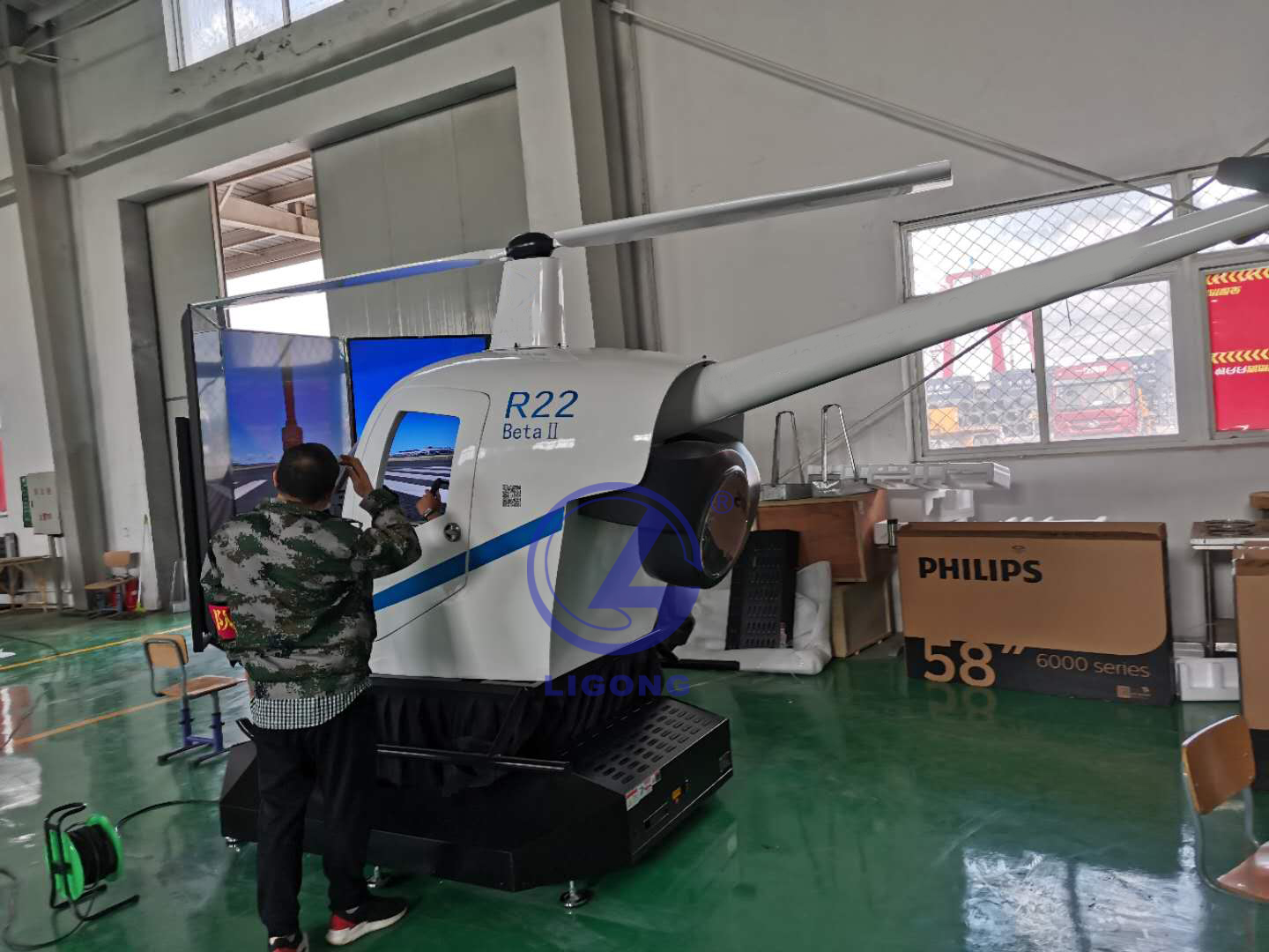 直升機飛行模擬器