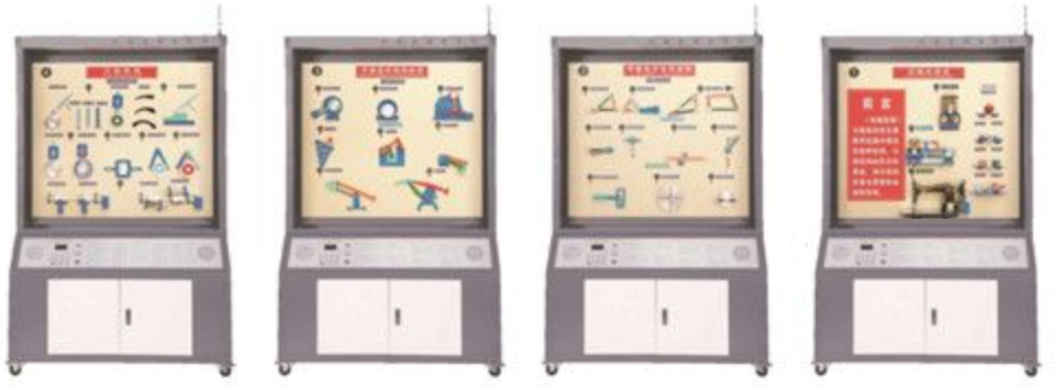 機(jī)械原理陳列柜(10個分柜,帶智能語音講解)