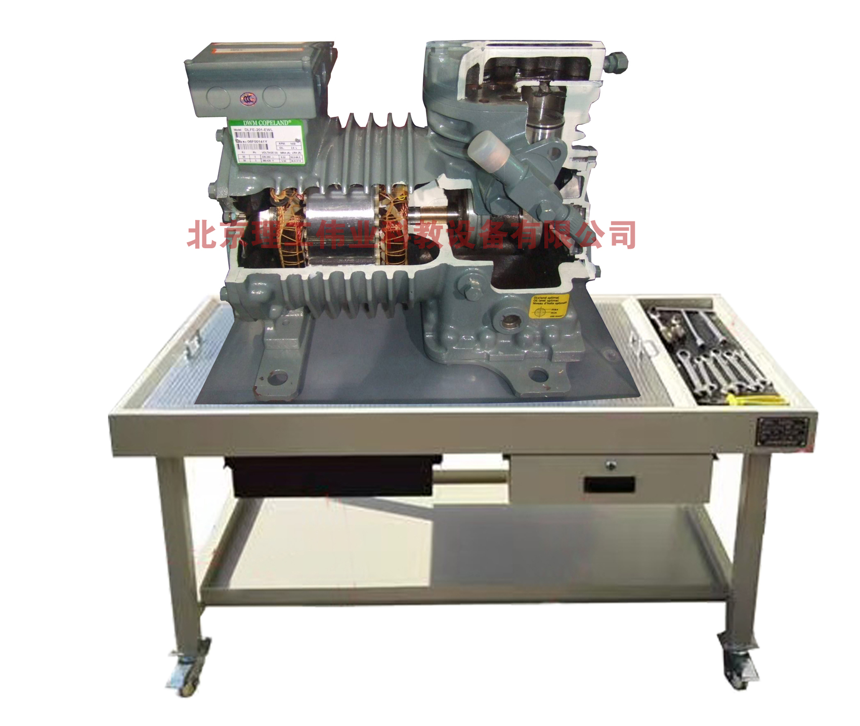 活塞制冷壓縮機(jī)實(shí)訓(xùn)裝置