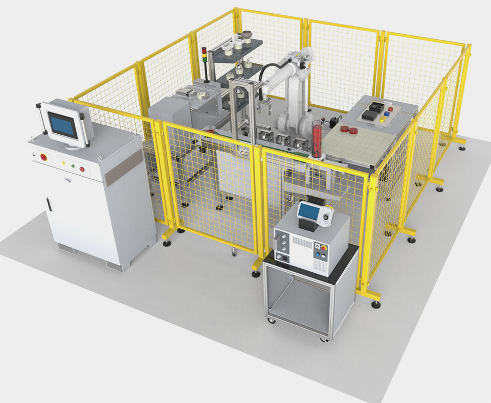 地面型多功能工業(yè)機(jī)器人實(shí)訓(xùn)系統(tǒng)