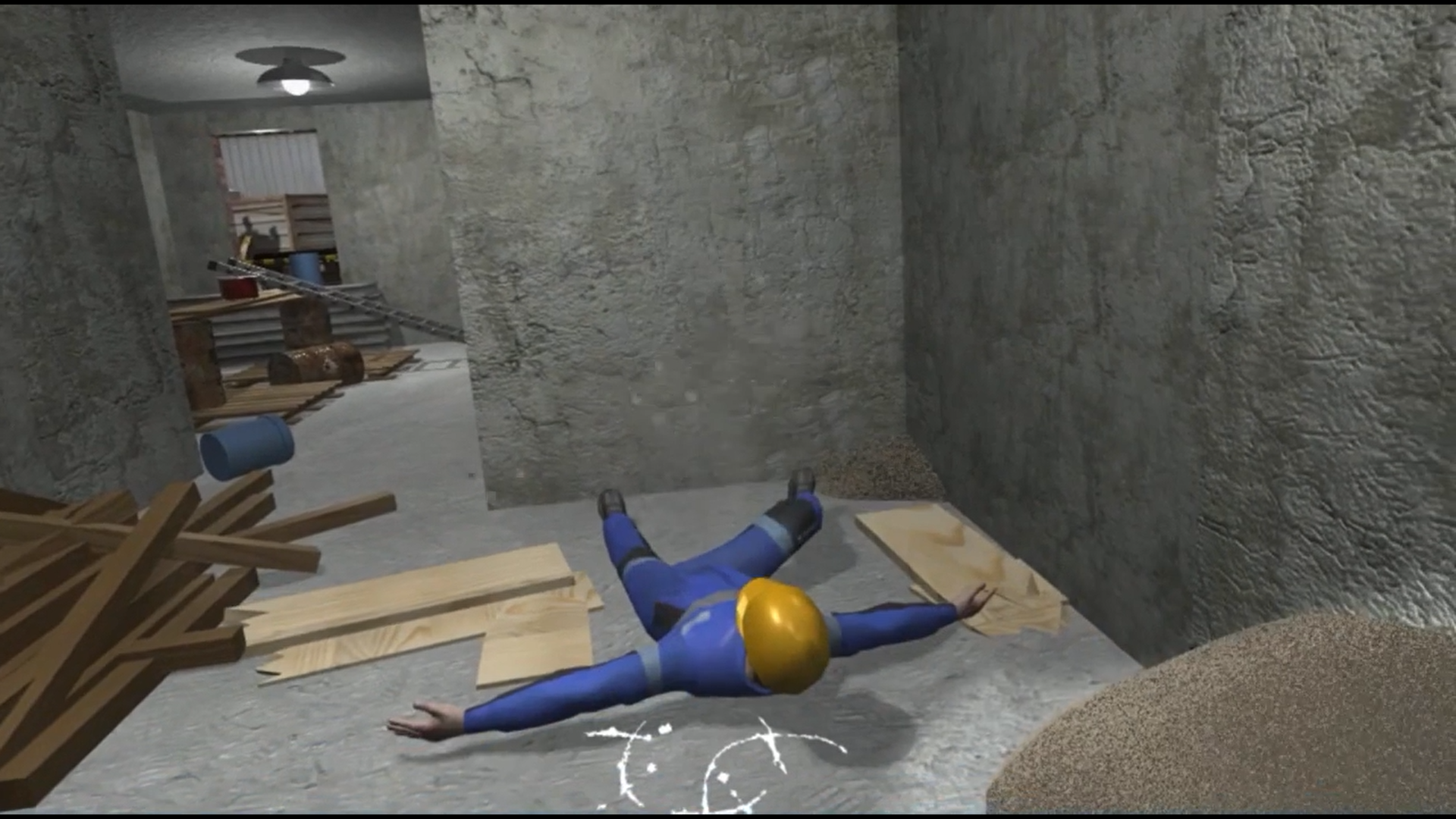 預(yù)留洞口墜落事故體驗(yàn)系統(tǒng)