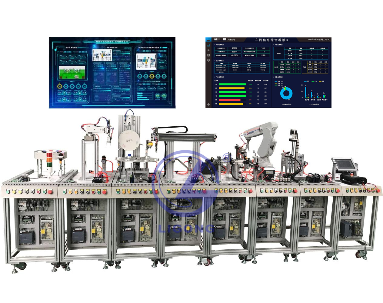 智能制造模塊化生產(chǎn)線實(shí)訓(xùn)系統(tǒng)
